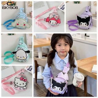 Fuzou kuromi Túi Đeo Chéo Hình Mèo Hoạt Hình Nhồi Bông Đáng Yêu Cho Bé
