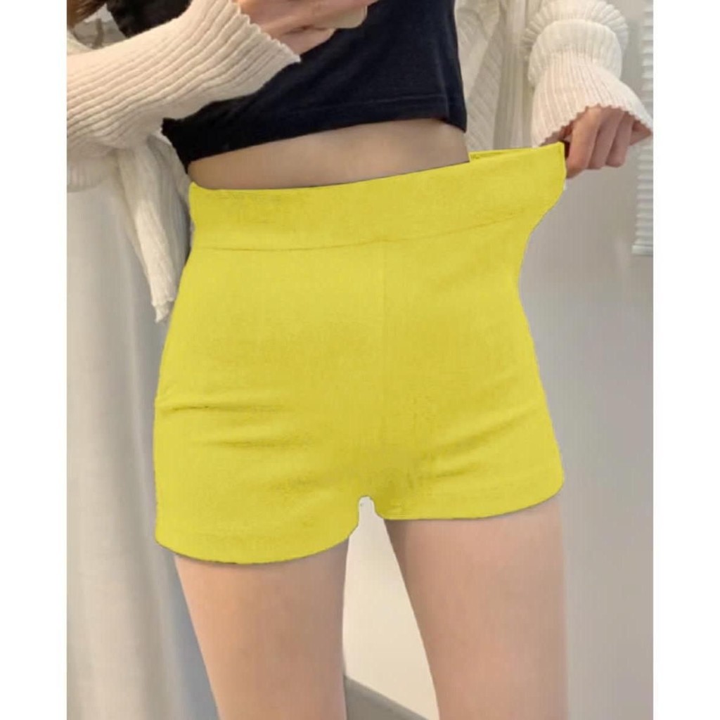 Quần Short Len Tăm Xẻ Gấu Chất Co Dãn thiết kế thể thao năng động mã 0401 | BigBuy360 - bigbuy360.vn