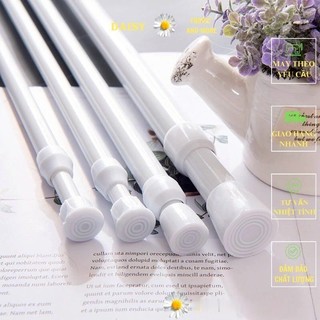 Thanh Treo Rèm Cửa / Tắm / Bếp INOX đa năng cao cấp loại nhỏ nhất - Không Cần Khoan Tường ( Nhiều Kích Thước )