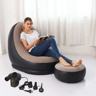 Ghế  Tựa Lưng Bơm Hơi Kiểu Dáng Hàn Quốc, Ghế  Bơm Hơi Loại Cao Cấp Êm Ái, Ghế Sofa Hơi cao cấp loại 1