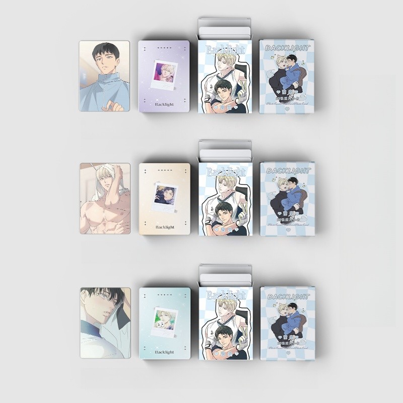 50-55pcs Manga Manhwa BACKLIGHT Sword of Coming Laser Holographic Lomo Cards Lycoris Recoil Photocar