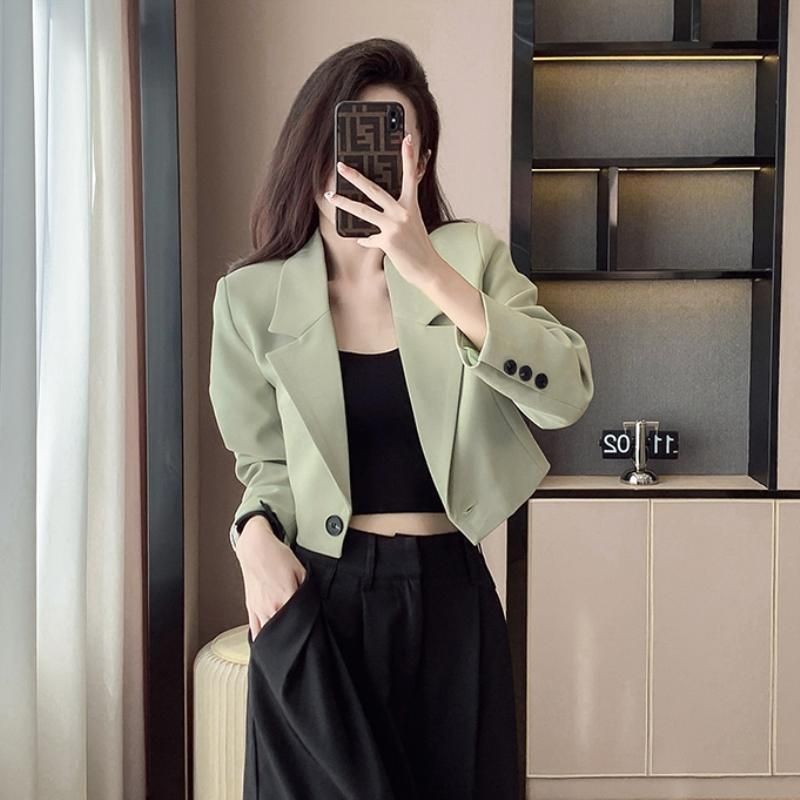 Áo blazer áo vest croptop dáng ngắn dài tay cho nữ phong cách cá tính Quảng Châu ÁO COPTOP | BigBuy360 - bigbuy360.vn