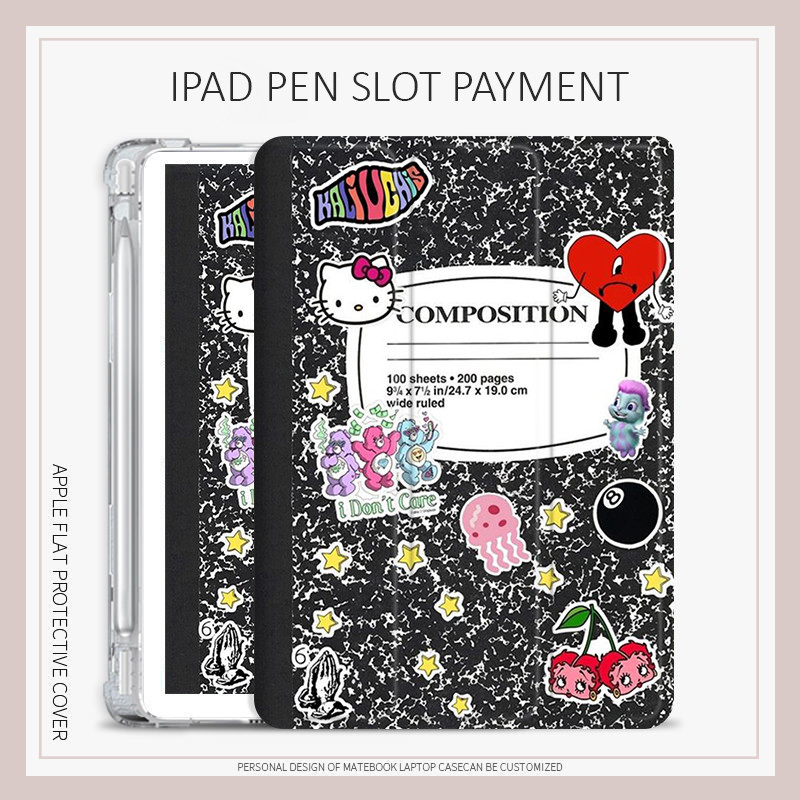 Ốp lưng hello kitty Notebook iPad 2024 pro11 pro12,9 pro13 gen10 2022 Ốp lưng iPad ốp lưng ipad  air
