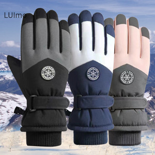  Luimo Găng Tay Trượt Tuyết Găng Tay Mùa Đông Cho Nữ Ván Trượt Tuyết Găng Tay Màn Hình Cảm Ứng Xe Trượt Tuyết Động Cơ Chống Thấm Nước Nhiệt Tuyết Găng Tay SBS 