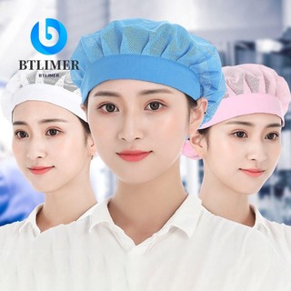 Mũ nấu ăn BTLIMER, Lưới tóc đi kèm Mũ đầu bếp, Bếp dịch vụ thực phẩm Băng đô làm việc Lưới làm việc Trang phục khách sạn