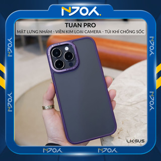Ốp Lưng Cho Điện Thoại iPhone 13 Pro Camera Hợp Kim Nhôm Likgus Lưng Nhám Chống Bám Vân Tay Njoyshop
