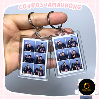 Móc Khóa Photobooth Keychain In Ảnh Theo Yêu Cầu