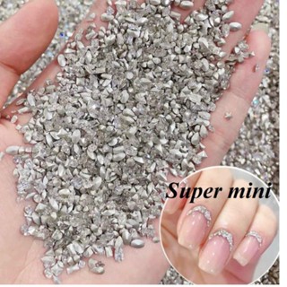  Set đá khối super mini hạt thóc siêu nhỏ đính nails chân vàng trang trí móng khoảng 85 - 100 viên phụ kiện nail 