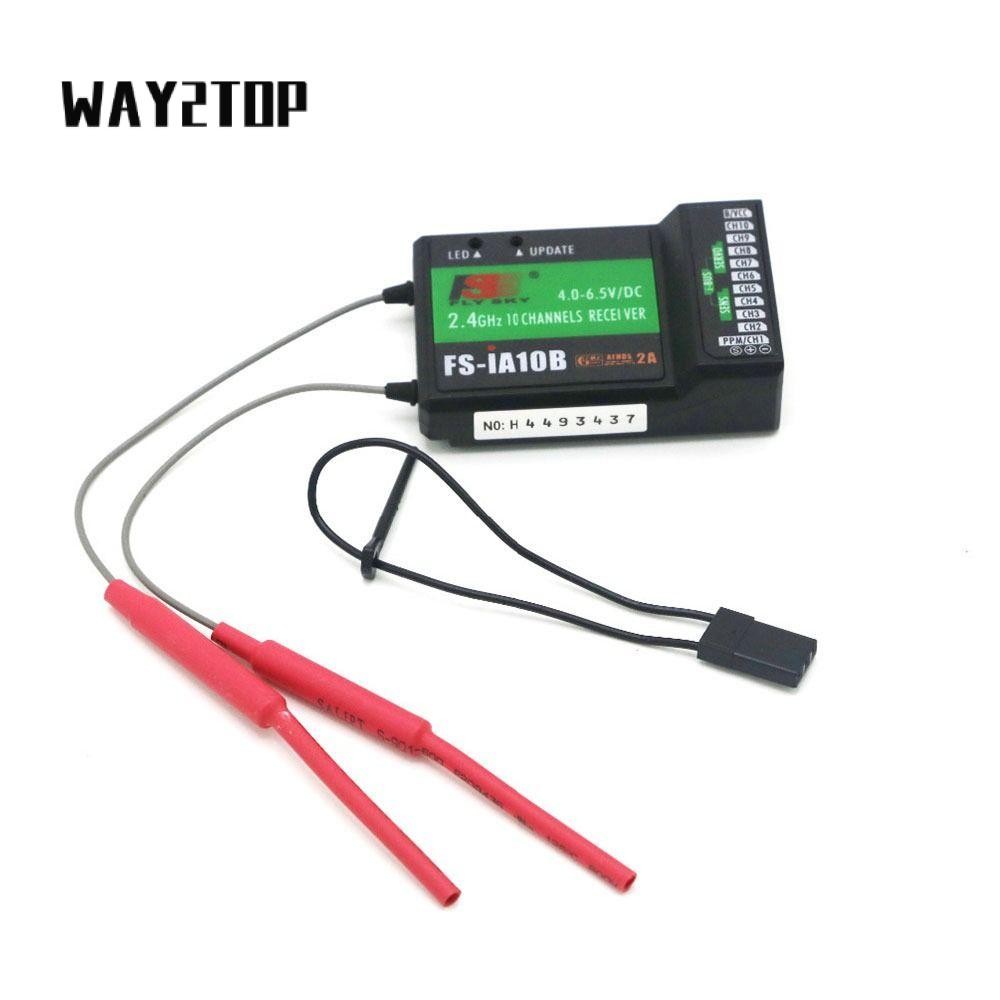 WAY2TOP Cho FlySky FS-iA6 FS-iA6B Điều Khiển Từ Xa Cho FPV Drone 10 Kênh FS-i6 i6X i6S i10 Transmiso