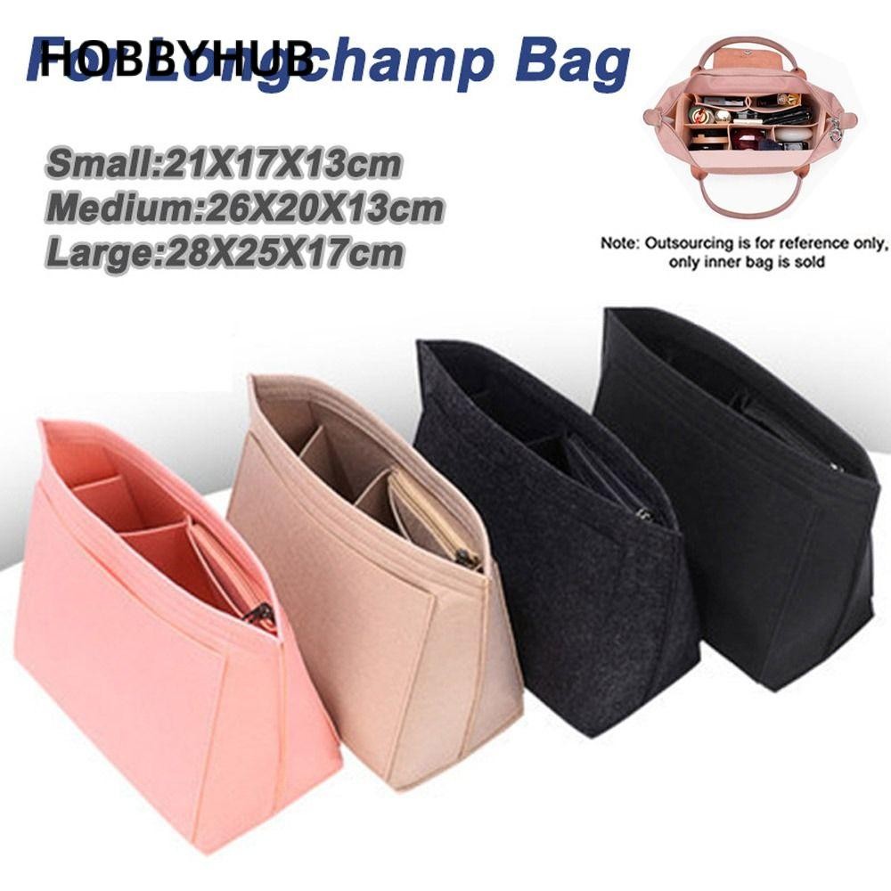 HOBBYHUB Túi xách Chèn túi mềm Túi sắp xếp Ví lót cho túi Longchamp