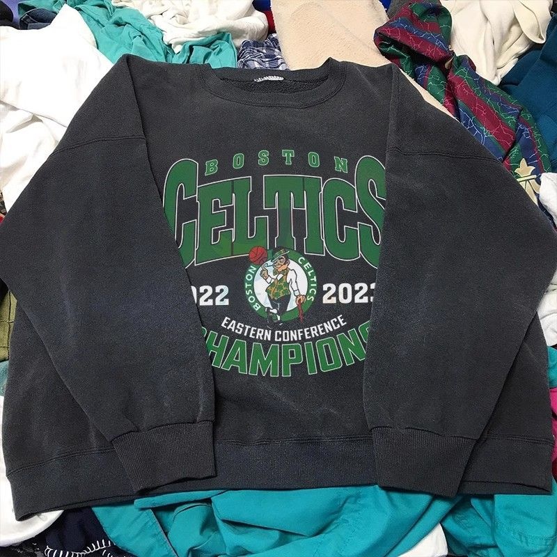 Chính hãng Boston Celtics Boston Celtics Celtics Campus Street Nam Nữ Cổ Tròn Áo