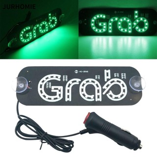 Đèn LED Taxi JURHOMIE Grab, 39SMD 2835 USB có công tắc Đèn tín hiệu ô tô, Bảng điều khiển bền Đèn xanh Kính chắn gió Cab Đèn báo Phụ kiện ô tô