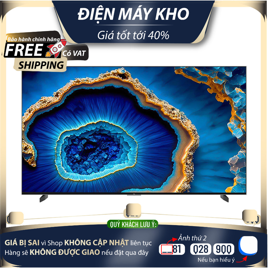 98C6K Google Tivi QD-Mini LED TCL 98C6K