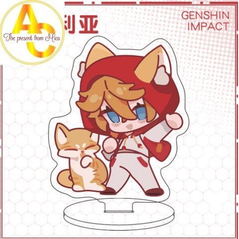 Mô hình Standee mini 5.5cm Genshin Impact bias Wanderer Kazuha Childe Xiao Neuvillette Venti WrightZ