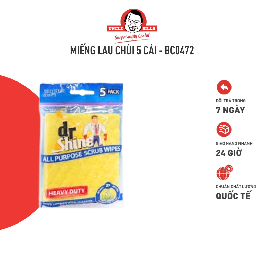 Miếng Lau Chùi 5 Cái UNCLE BILLS BC0472