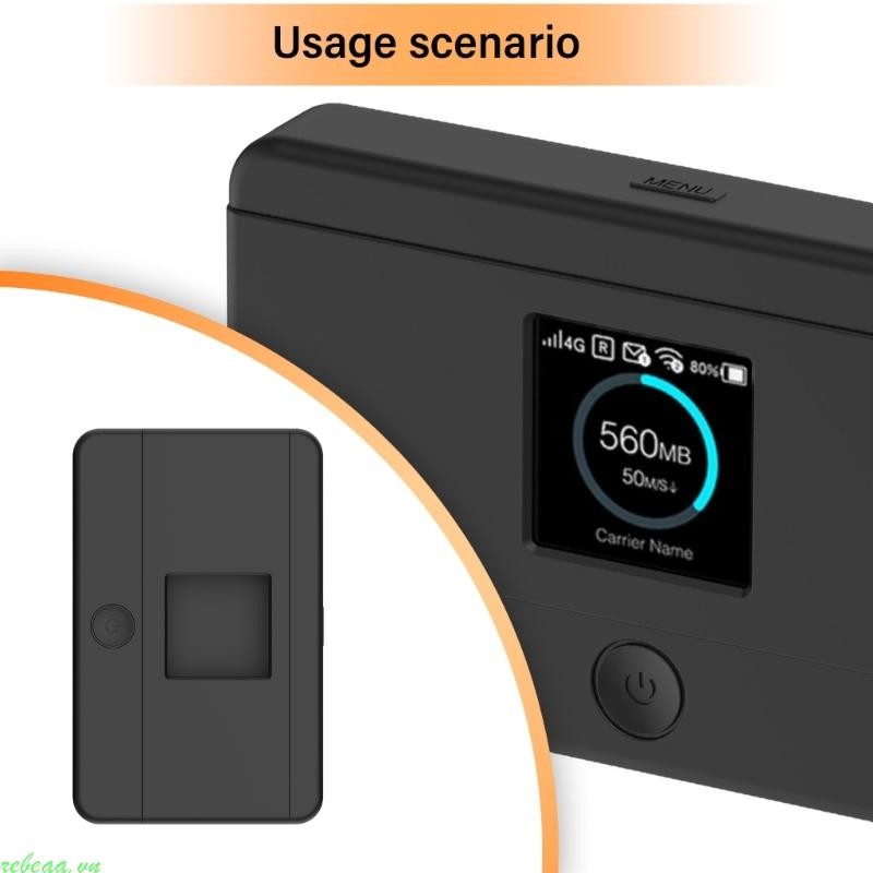 Zebeaavn Bộ định tuyến Wifi Vỏ silicon cho Bộ định tuyến 4G M7350