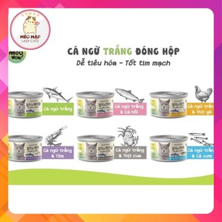 [THỨC ĂN CHO MÈO] Pate MEOWOW Cá Ngừ Trắng 80g Cho Mèo