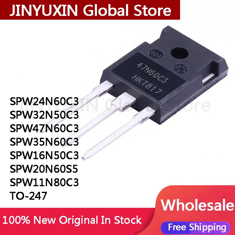 Bộ 2-5 Miếng SPW47N60C3 47N60 47N60C3 SPW35N60C3 35N60C3 SPW32N50C3 SPW24N60C3 24N60C3 SPW20N60S5 20