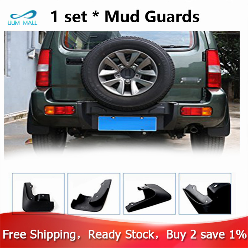 Bảo vệ bùn ô tô Bảo vệ ngoại thất ô tô Trang trí Splash Flaps Fender Phụ kiện ô tô cho Suzuki Jimny 