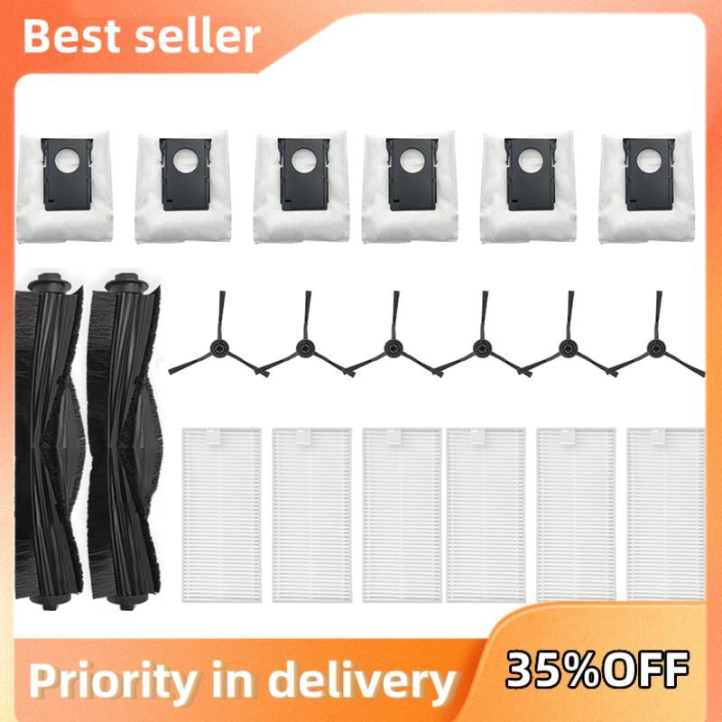 Dành Cho J20 / W20 / W20 Pro Robot Hút Chân Không Các Bộ Phận Thay Thế Con Lăn Chính Bên Bàn Chải He