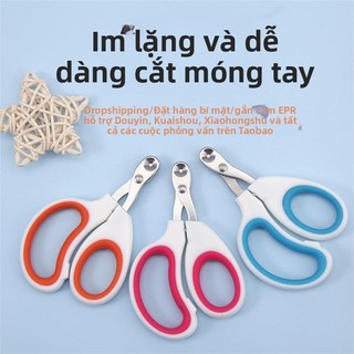 Mèo Đặc Biệt Kẹp Móng Tay Lỗ Tròn Cắt Móng Tay Thép Không Gỉ Cắt Móng Tay Cho Thú Cưng