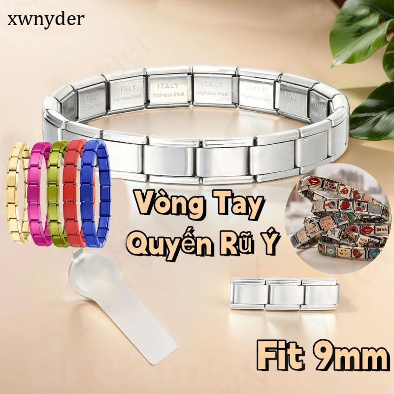 🔥Vòng Tay Quyến Rũ Ý Fit 9mm Ý Quyến Rũ Liên Kết Cho Vòng Tay Diy Cặp Đôi Vòng Tay Tự Làm Trang Sức Thời Trang Phụ Kiện Retro Cá Tính Mô Đun Vòng Tay Phụ Kiện Quà Tặng Ngày Lễ Tình Nhân
