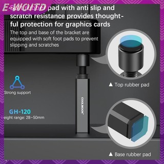 E-woitd 50-120mm Giá đỡ thẻ đồ họa Giá đỡ thẻ Video Giá đỡ thẻ hợp kim nhôm dọc Giá đỡ GPU Hỗ trợ máy tính để bàn Vỏ máy tính HNVN