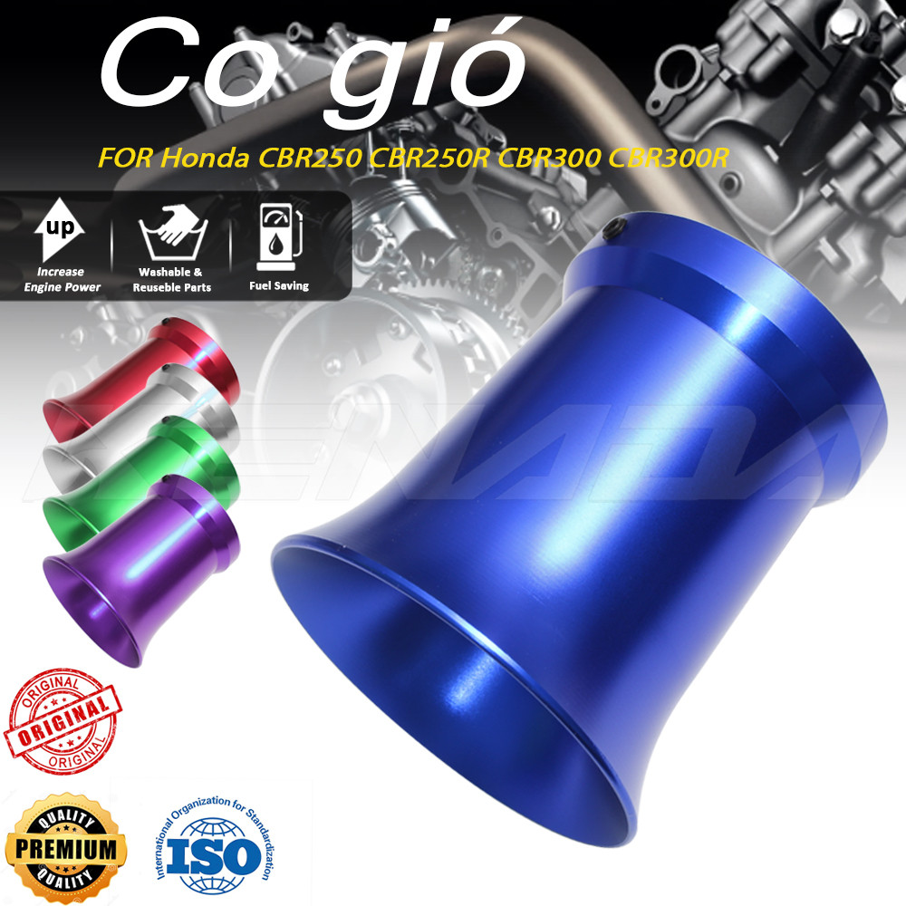 "Co gió/loa kèn CNC  80mm LOA KÈN GẮN HỌNG XĂNG  Honda CBR250 CBR250R CBR300 CBR300R  "