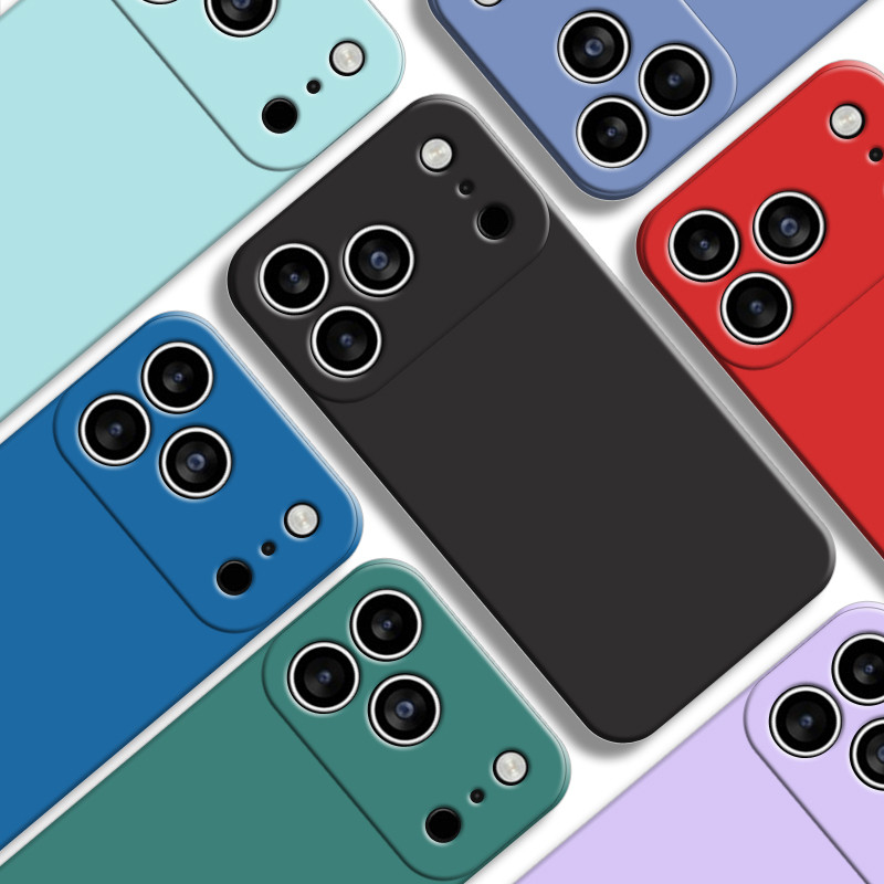 Dành Cho iPhone 17 Pro Max Ốp Lưng Cho Apple iPhone 17 Pro Vỏ Cao Su Silicon Lỏng Chính Hãng Chống S