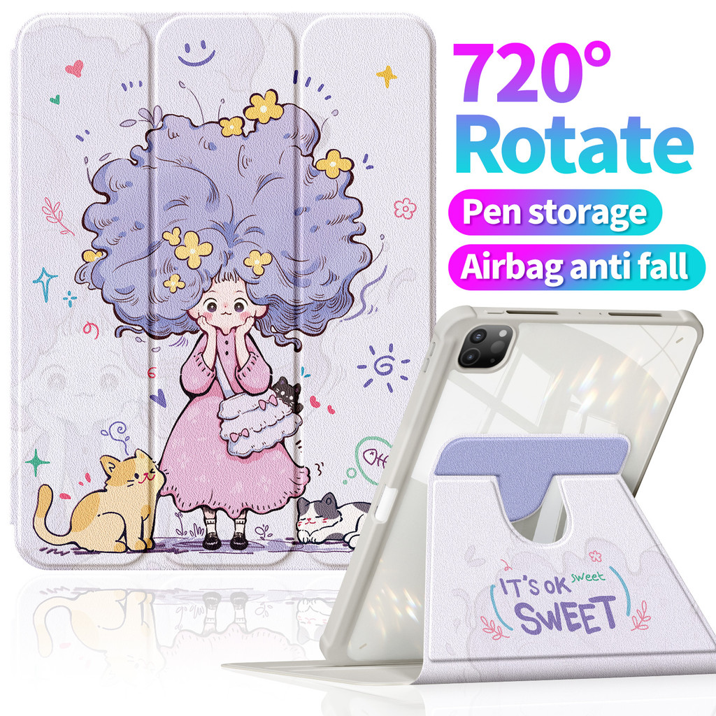 Thích hợp cho vỏ bảo vệ AppleiPad 2025Pro11 Air7 M3 gen11thA16 Most Air5 / 4th10.9 "Gen10th9th8th7th
