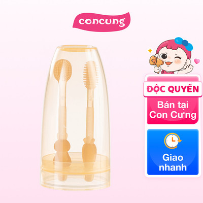 Bàn chải rơ lưỡi silicone Animo (GH-TRle01)