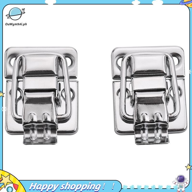 [ouwym9al] Khóa vali vali bằng kim loại màu bạc 30x43mm