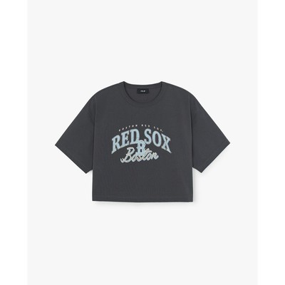 MLB - Áo croptop nữ cổ tròn tay ngắn Varsity_3FTSV0454-43CGS