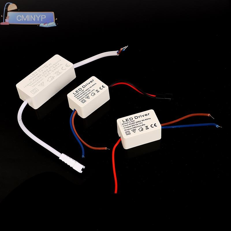 CMINYP 1PC 1-3W 3-5W 4-7W 8-12W12-18W 18-24W LED Driver Light Transformer Bộ chuyển đổi nguồn điện k
