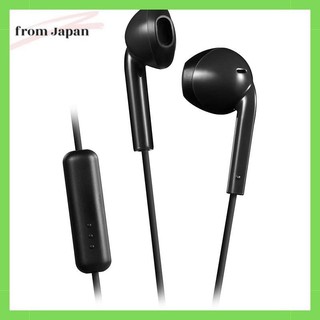 Tai nghe JVC HAF17MB có mic và điều khiển từ xa, Đen
