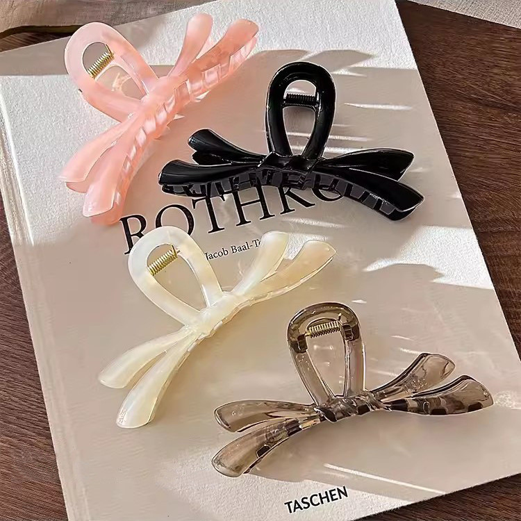 Kẹp cá mập nơ nữ Kẹp cá mập Acrylic
