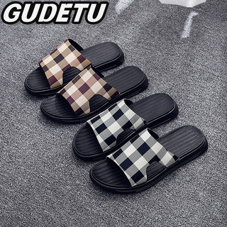 GUDETU  Dép nam, Phiên bản Hàn Quốc, Trong nhà, Lưới, Chống trượt, Chống mài mòn, Dép đi trong phòng tắm