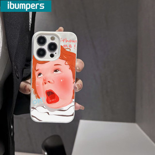 ibumpers Ốp lưng Iphone Cute Hài Hước Hoạt Hình Hoạ Tiết Trắng Ốp Điện Thoại Mỏng Silicone Mềm Chống Sốc Chống Bẩn Cho Iphone 15 14 12 13 11 Pro Max IP 7 8 Plus Iphon X XS XR