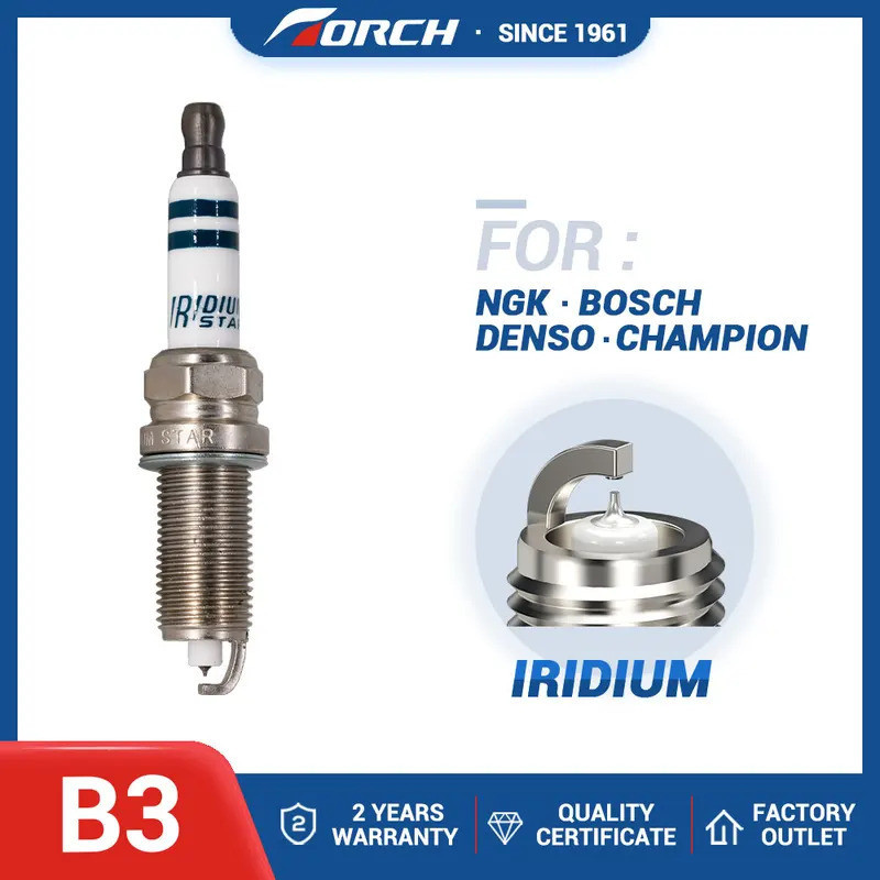 Bugi Iridium B3 Thay thế cho nến LZFR5CI-11 LZFR6AP11GS cho BMW 12127600474 12120037663 Dành cho phụ