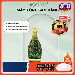 [HAEVA Official] Máy Xông Tinh Dầu Sao Băng HA EVA - Cho Phòng Ngủ, LED 7 Màu, Chính Hãng