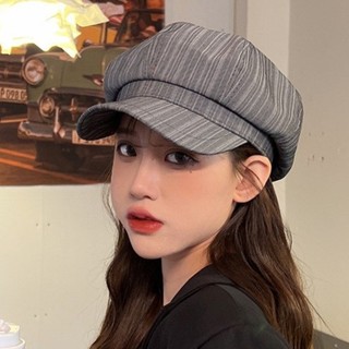 Mismemo Mùa Hè Beret Du Lịch Mặt Nhỏ Chống Nắng Tất Cả Trận Đấu Retro Họa Sĩ Mũ Đơn Giản Thường Ngày Sinh Viên Chống Nắng Hình Bát Giác Mũ