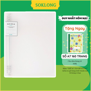File còng sắt B5 8 chấu MS 549 Klong [SOKLONG], Bìa file thuận tiện thay giấy refill