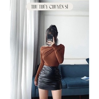 Áo thun dài tay lệch vai hót hít