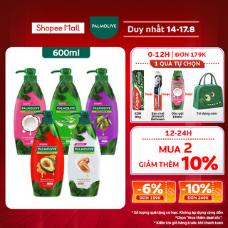 Dầu gội Palmolive kèm xả 2-trong-1 chiết xuất thiên nhiên 600ML
