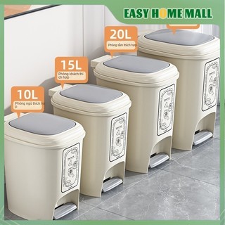 Thùng rác có nắp, thùng rác phòng tắm, thùng rác cỡ lớn có nắp đậy cho nhà bếp, phòng khách