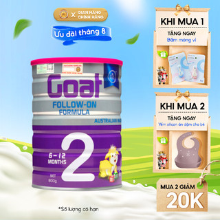 Sữa Dê Hoàng Gia Úc Goat Follow-On Formula 2 Bổ Sung Dinh Dưỡng Cho Bé ROYAL AUSNZ 800g