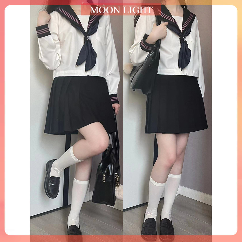 [Sẵn ] Set váy jk sei cơ bản đồng phục thủ thủy