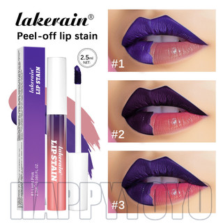 Kim Loại Xé Môi Stain Matte Tattoo Nhuộm Môi Tint Peel-Off Liquid Lipstick Chống Thấm Nước Lâu Dài Không Phai Màu Son Bóng Mỹ Phẩm