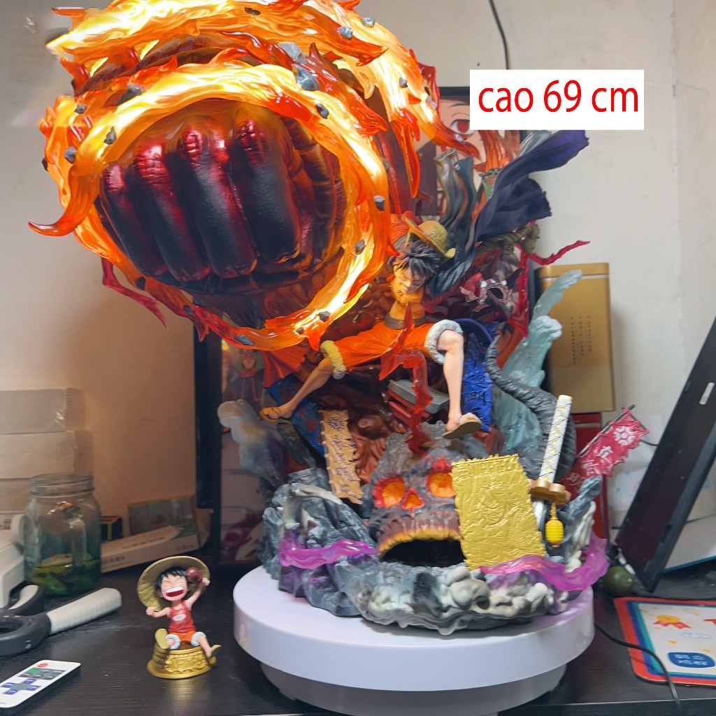 ( Giảm hết ) Mô hình luffy gear 3 hàng khủng siêu nét