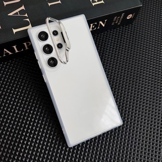  Dành cho Samsung Galaxy S24 S24 PLUS S24 ULTRA Acrylic cứng trong suốt Vỏ điện thoại chống rơi có giá đỡ ống kính Bảo vệ vỏ máy ảnh
